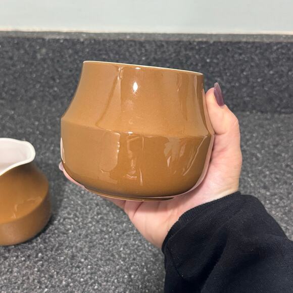 Vintage Mikasa Cera-Stone Japan Sugar and Creamer Set - Picture 8 of 8